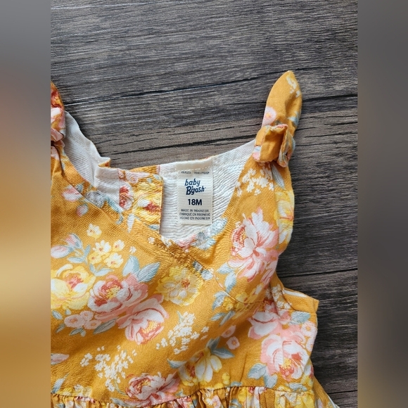 Oshkosh Baby B'gosh Floral Yellow Boho Dress - Picture 3 of 4